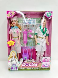 Набор "Доктор" 3 вида в ассорт.,  в комплекте 2 куклы, аксессуары, в/к 24*5*32,3 см Набор "Доктор" 3 вида в ассорт.,  в комплекте 2 куклы, аксессуары, в/к 24*5*32,3 см