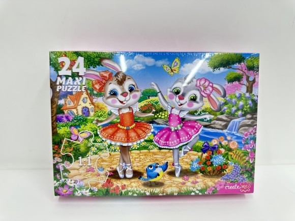 МАКСИ-ПАЗЛЫ 24 элемента. ЗАЙЧИКИ №8 (Арт.П24-7733) МАКСИ-ПАЗЛЫ 24 элемента. ЗАЙЧИКИ №8 (Арт.П24-7733)