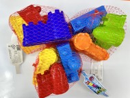 Песочный набор №1 (3 формочки крепость) в сетке 12*14*13 см Песочный набор №1 (3 формочки крепость) в сетке 12*14*13 см